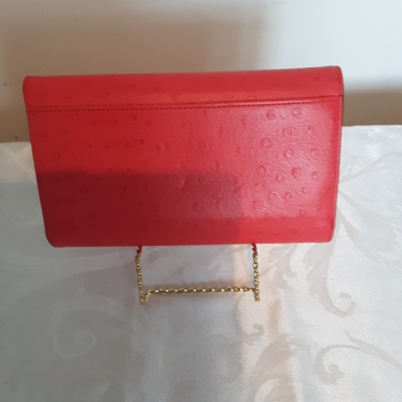 Kate Spade Tri-Fold Red Clutch Style Travel Wallet - Picture 3 of 5